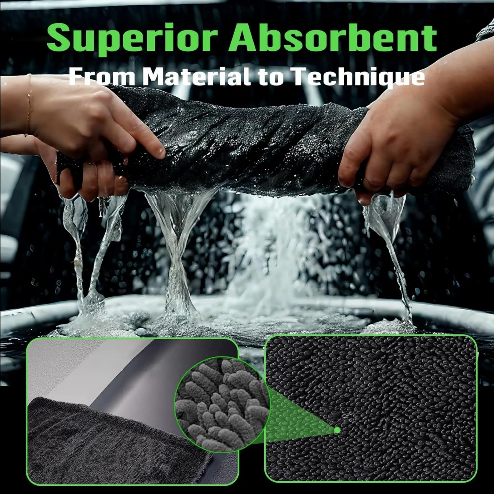 Ultra-Absorbent Microfiber Cle - огляд і ціна Microfiber Towel Detailing