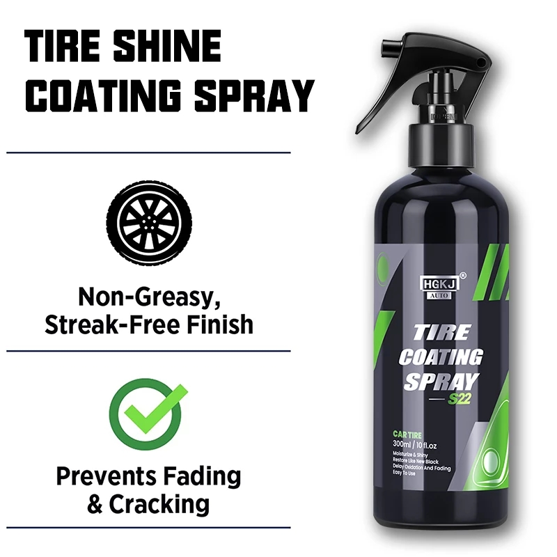 2026 Hot Tyre Gloss Tire Coati - огляд і ціна Tire Shine Spray Sealant