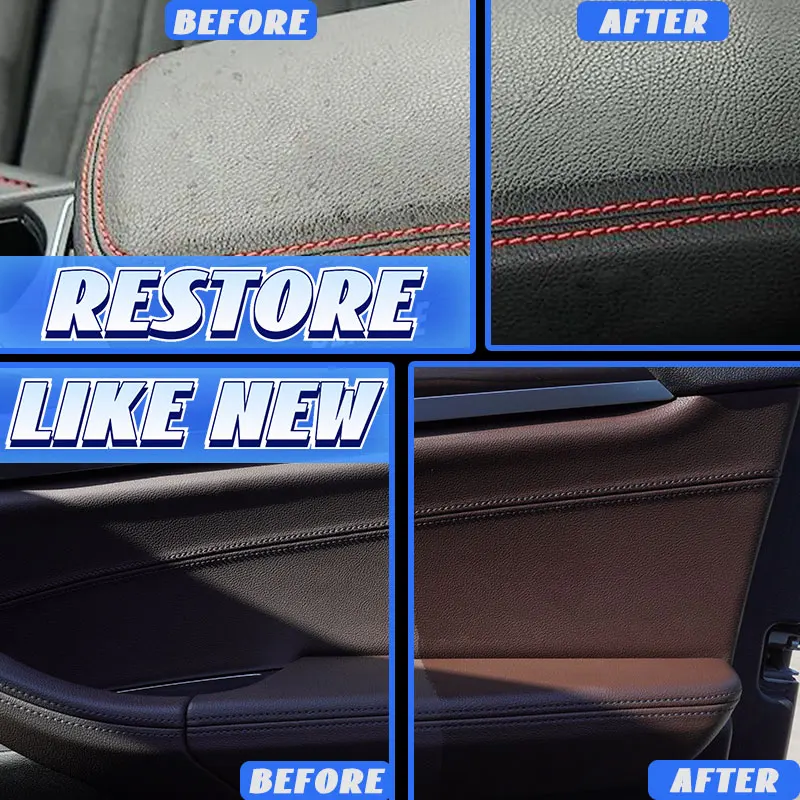 Car Plastic & Leather Restorer - огляд і ціна Leather Cleaner Interior